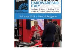 Meet us at International Hardaware Fair - Bergamo, Italy 5.-6. May 2023