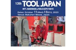 Become our distributor in Japan. Meet us at ToolJapan 2023 exhibition