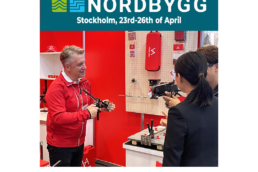 Meet us at Nordbygg, Stockholm, 23-26 of April 2024, Stand B06:01