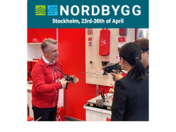 Meet us at Nordbygg, Stockholm, 23-26 of April 2024, Stand B06:01