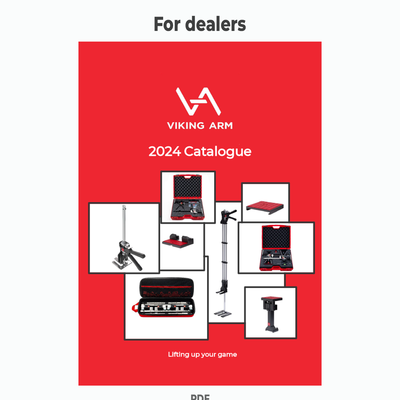 Viking Arm product catalogue for dealers